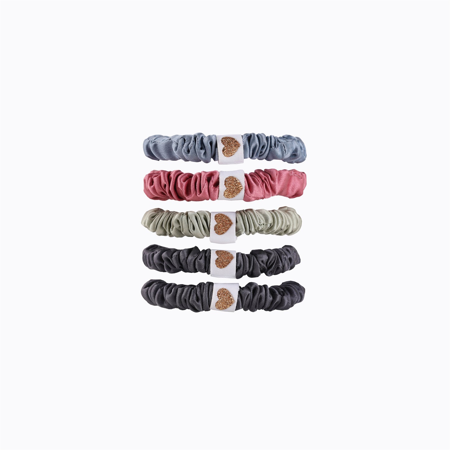 FALLin' For You Silk Skinny Scrunchies