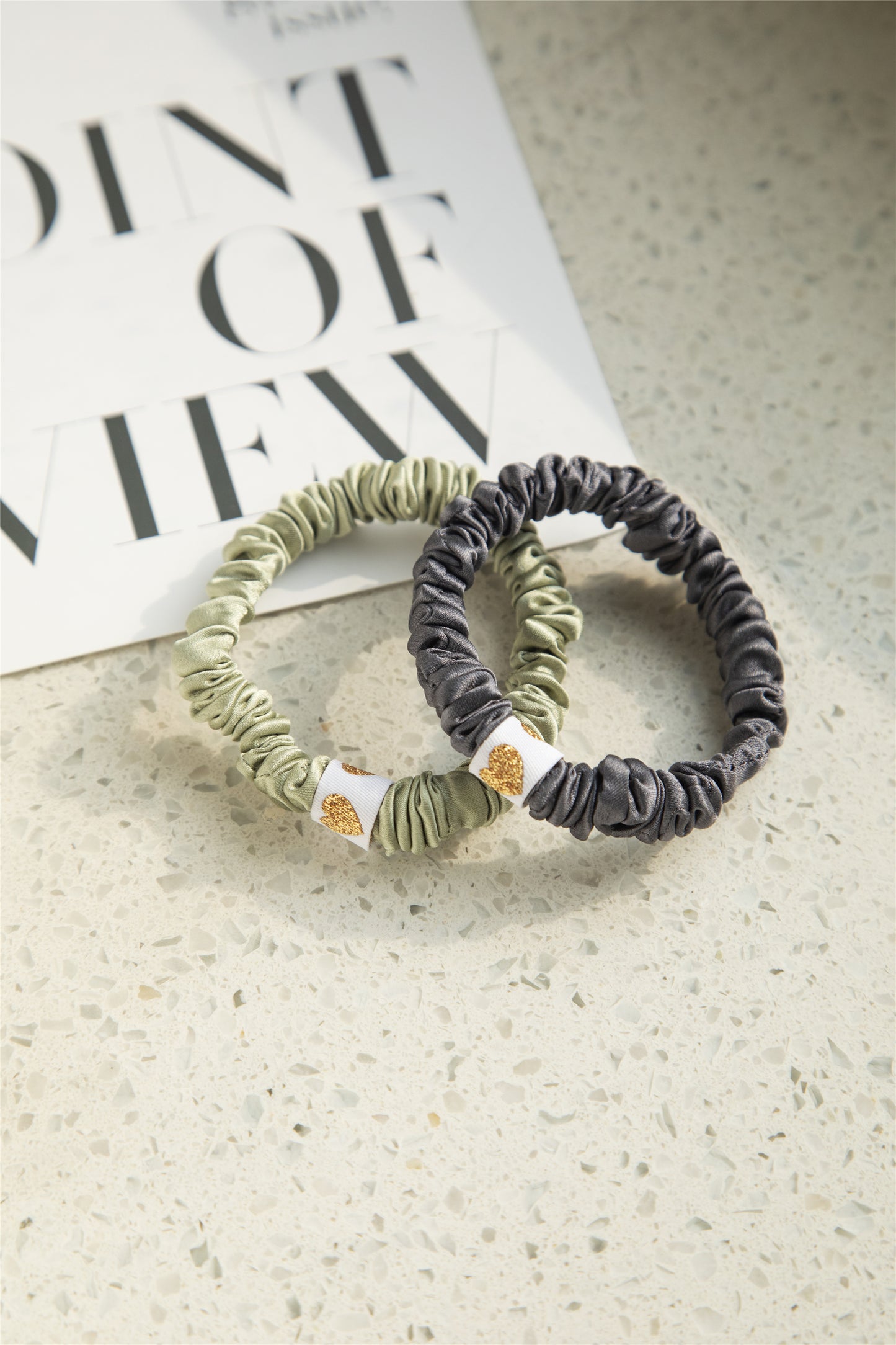 FALLin' For You Silk Skinny Scrunchies